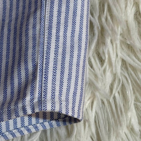 L.L Bean Men's Button Up Wrinkle Resistant White Patterned - 16-33 - Picture 4 of 4